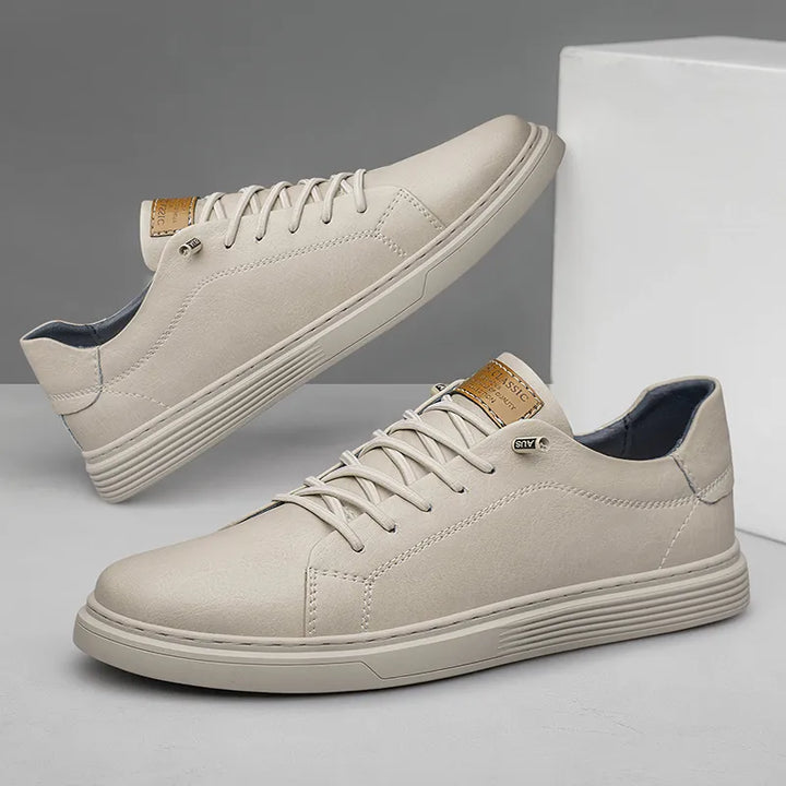 Daniel | Leather Trainers