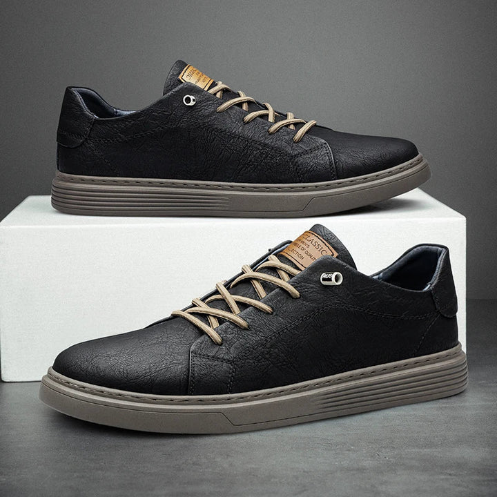 Daniel | Leather Trainers