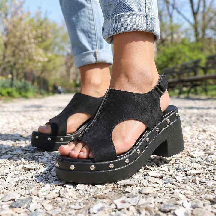 Loretta | Studded Slides