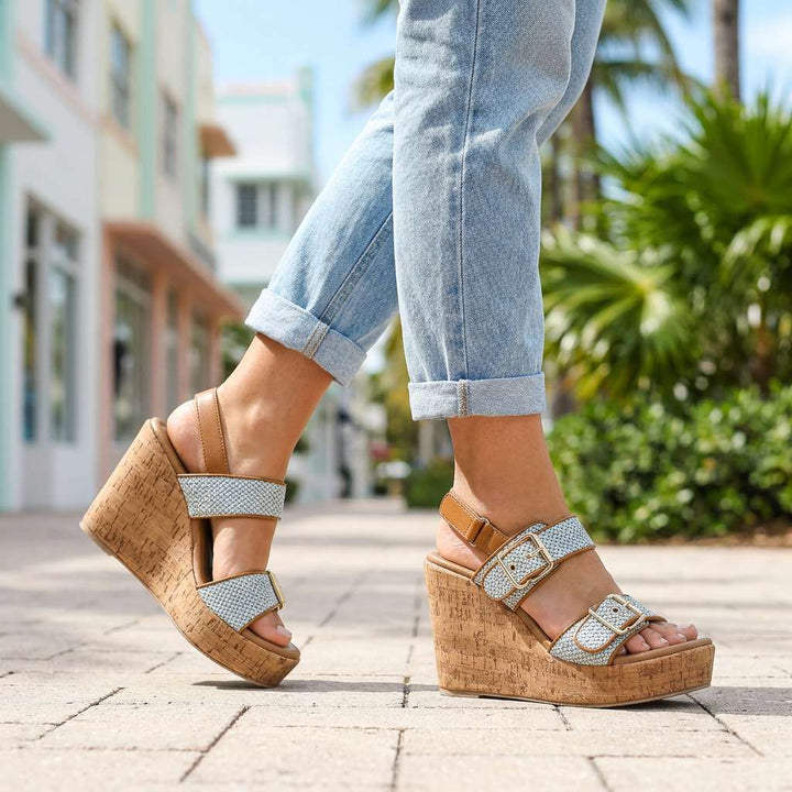 Vanessa | Buckle Strap Wedges