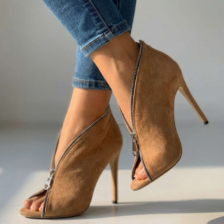 Scarlett | Zipper Heels