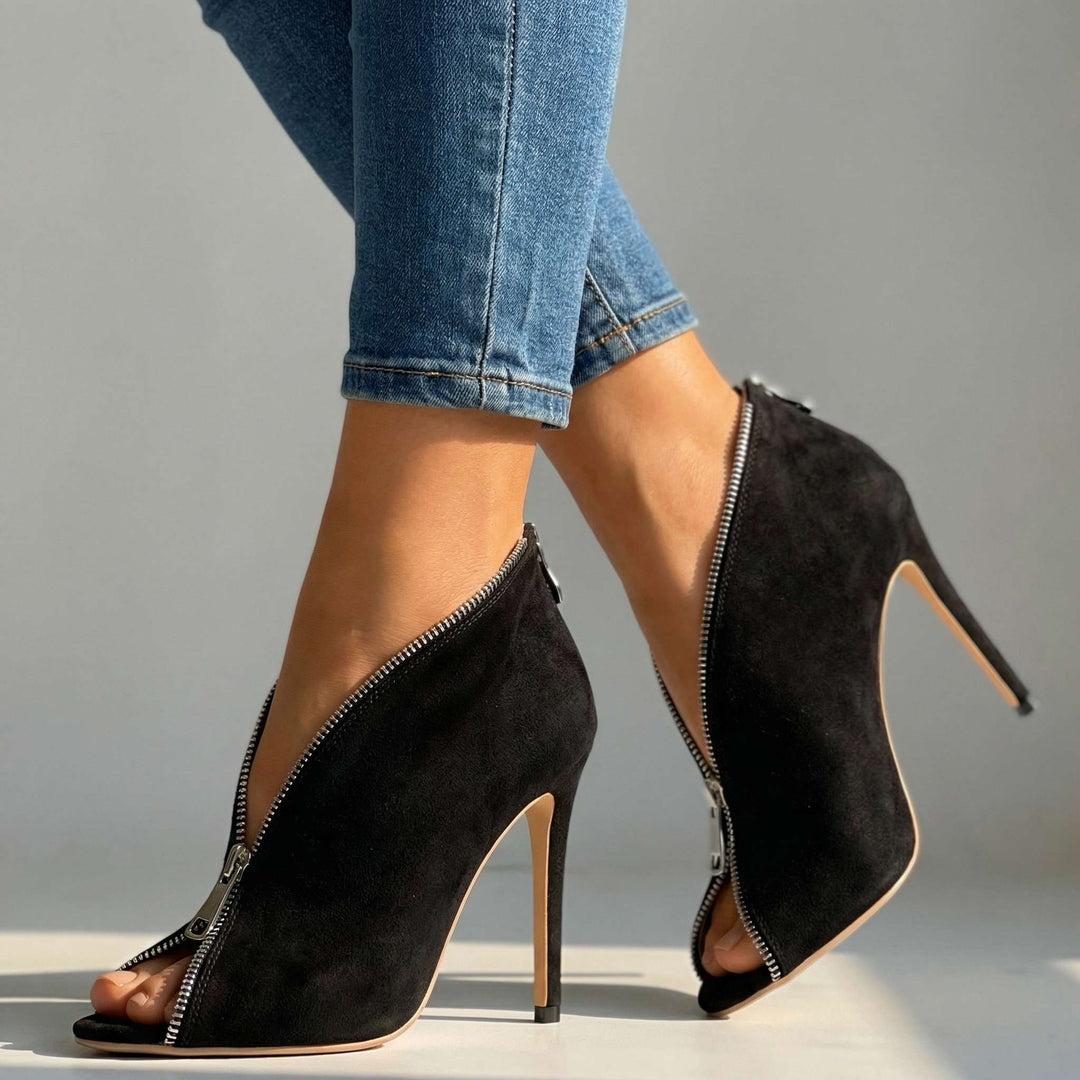 Scarlett | Zipper Heels