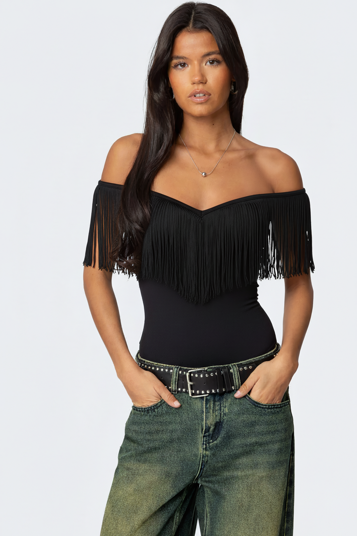 Kaia Fringe Top