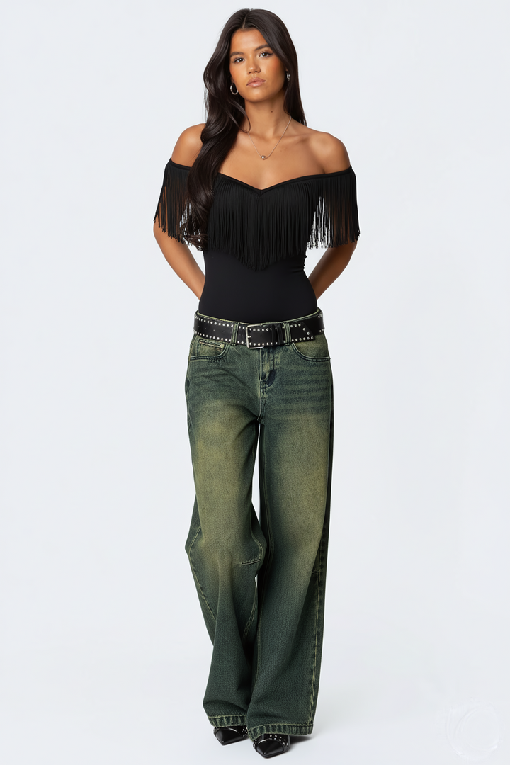 Kaia Fringe Top