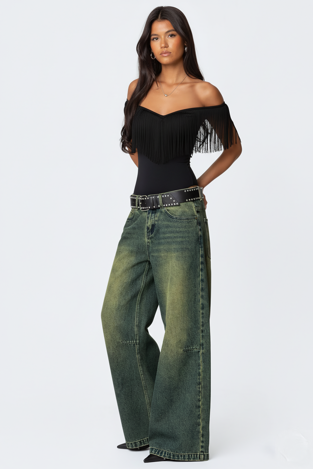 Kaia Fringe Top