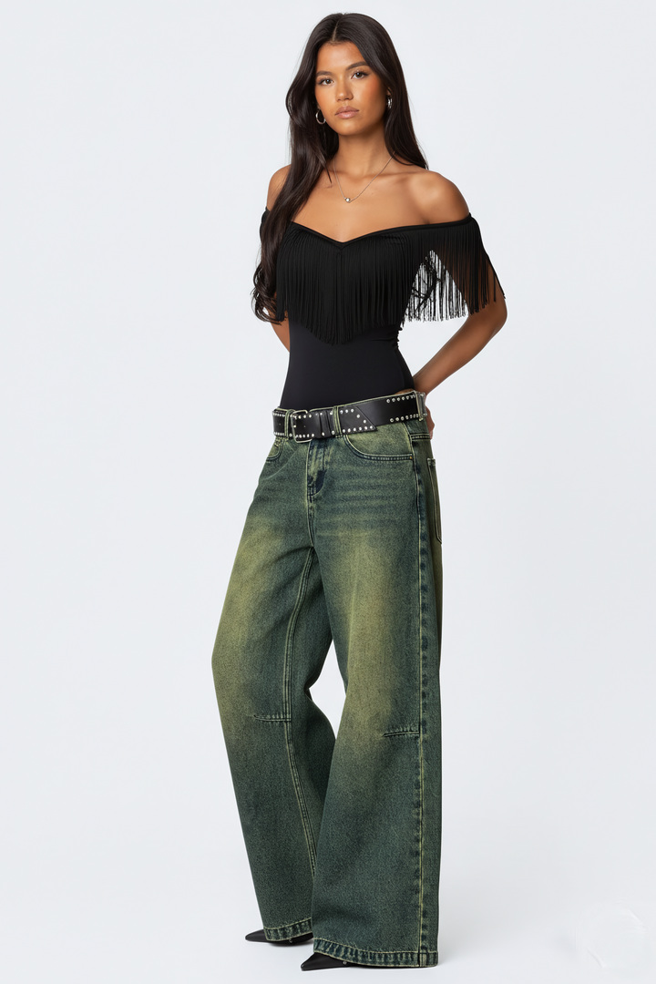 Kaia Fringe Top